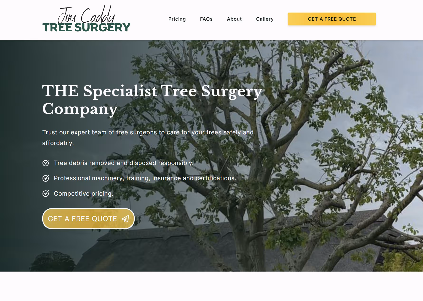 Jim Caddy - Tree Surgery